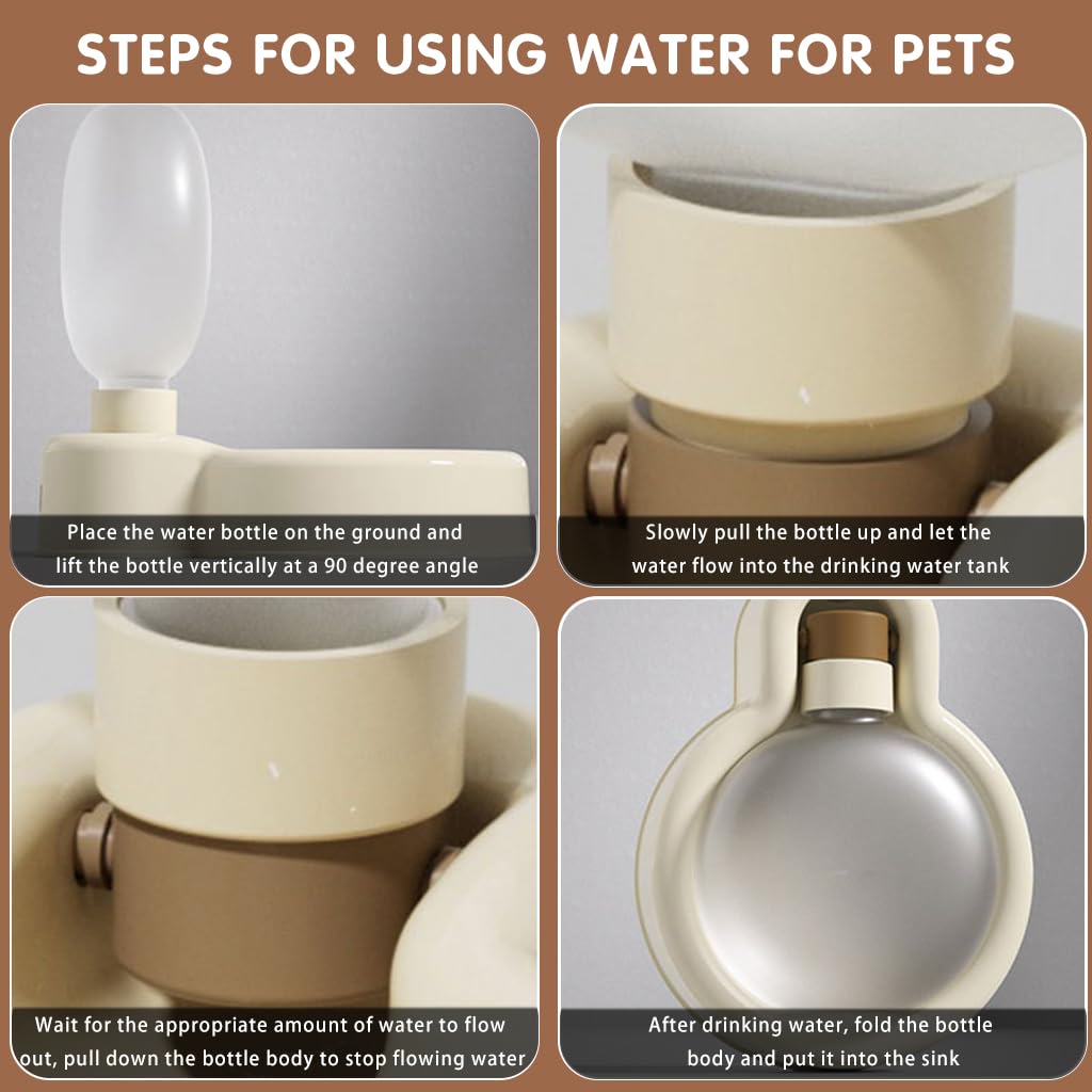 Qpets Fashion Dog Water Bottles, Portable Folding Pet Water Dispenser for Outdoor Drinking, 350ml Transparent Cat Dog Folding Feeding Bowl Drinking Water, Food Grade PP Material Water Bottle Qpets Fashion Dog Water Bottles, Portable Folding Pet Water Dispenser for Outdoor Drinking, 350ml Transparent Cat Dog Folding Feeding Bowl Drinking Water, Food Grade PP Material Water Bottle